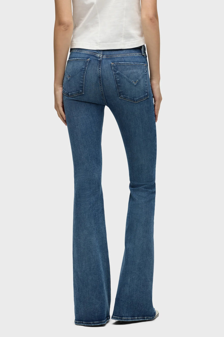 Hudson Holly High-Rise Flare Jean in Harvest