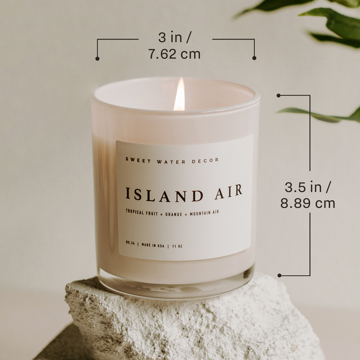 Island Air 11 oz Soy Candle - Home Decor & Gifts