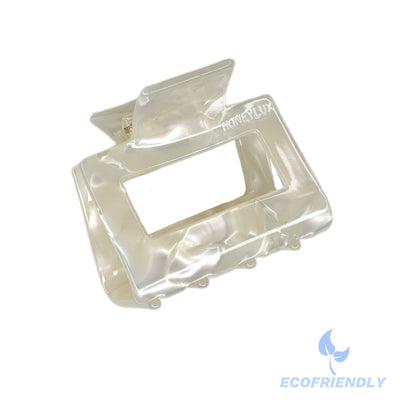 Ecofriendly Acetate Midi Clip - White - Whim BTQ