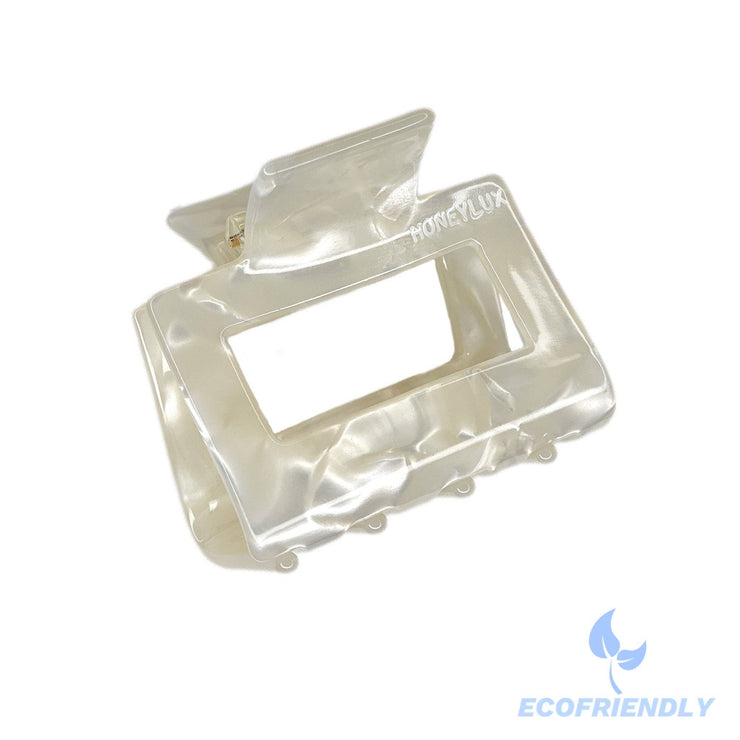 Ecofriendly Acetate Midi Clip - White - Whim BTQ