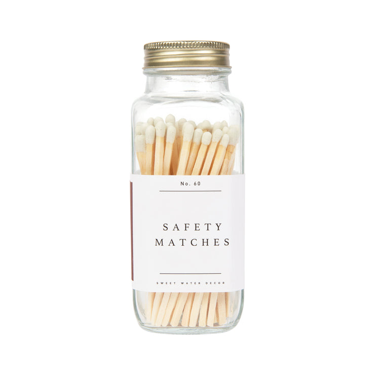 Safety Matches, White Tip - Home Decor & Gifts