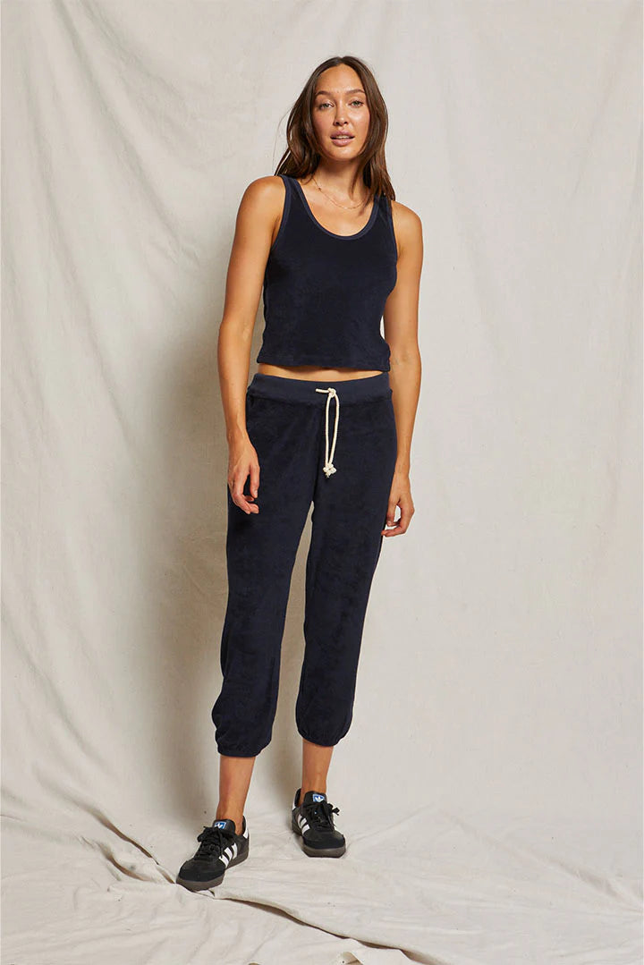 perfectwhitetee Gogo Joggers in Navy - Whim BTQ