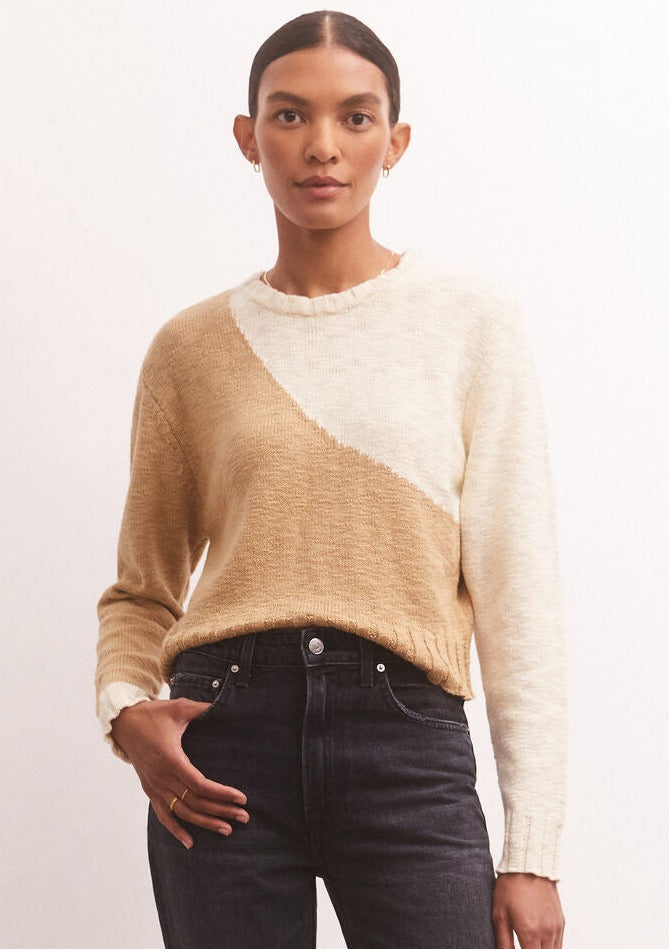 Z Supply Nadira Colorblock Sweater - Whim BTQ