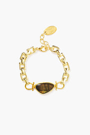 Chan Luu Chain Link Bracelet in Labradorite