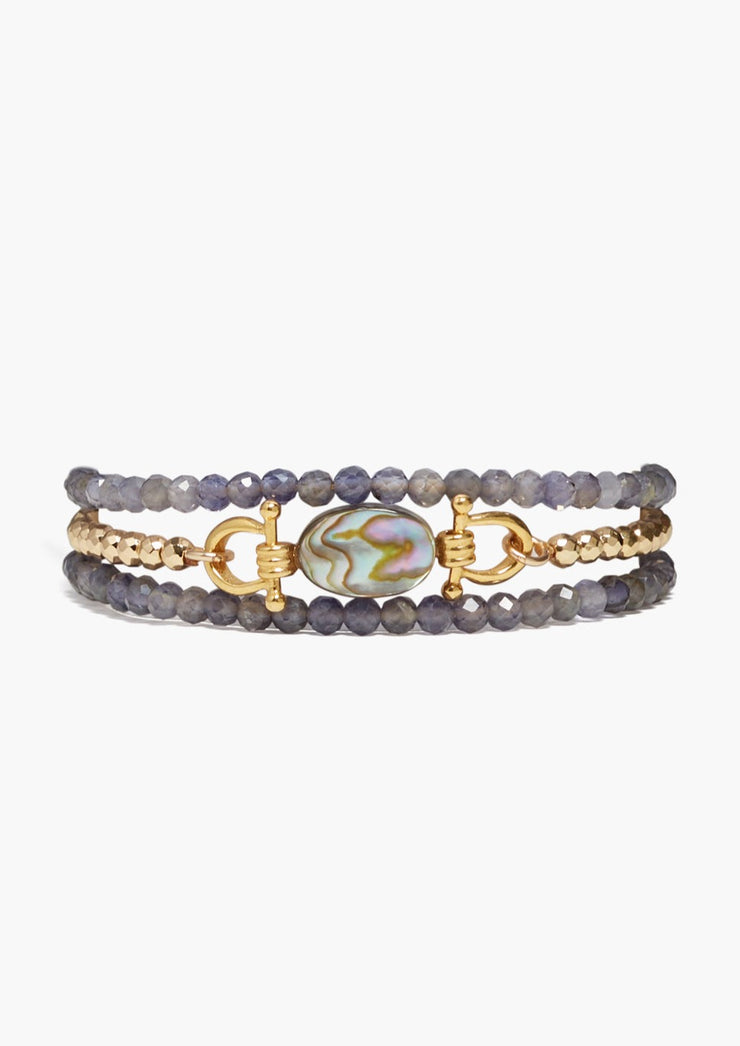 Chan Luu Luna bracelet labradorite – SOLEIL BLUE®