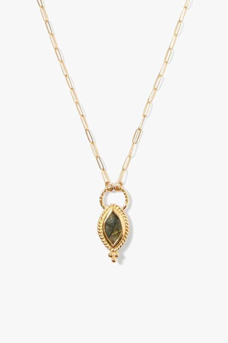 Chan Luu Tavi Pendant Labradorite Necklace