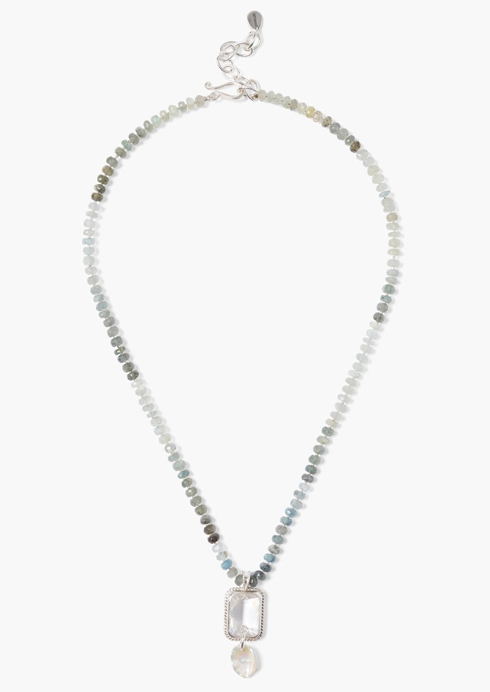 Chan Luu Geneva Necklace Aquamarine Mix Whim BTQ