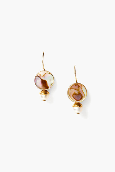 Chan Luu Damaris Earrings Petite Abalone