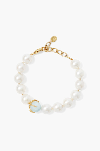 Chan Luu Lark Bracelet in White Pearl Mix