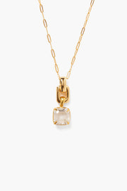 Chan Luu Ellis Necklace Crystal Gold