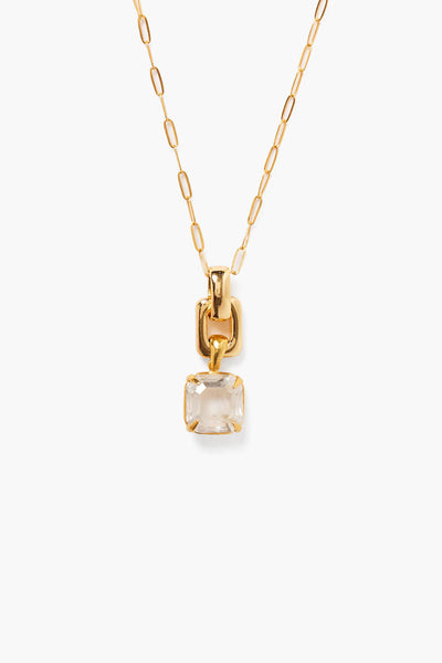 Chan Luu Ellis Necklace Crystal Gold