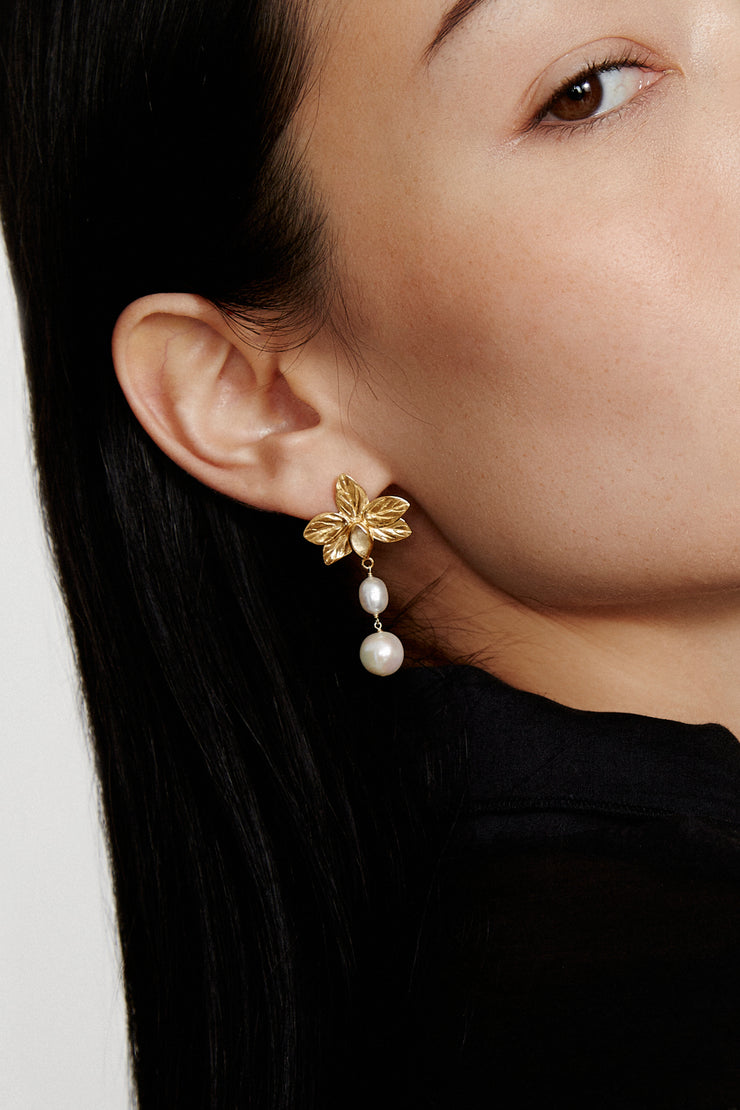 Chan Luu Marquise Earrings