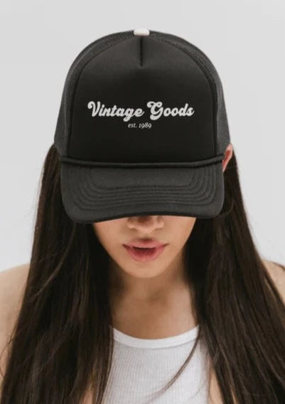 Gigi Pip Vintage Goods Trucker Hat - Whim BTQ