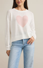 Z Supply Sienna Heart Sweater