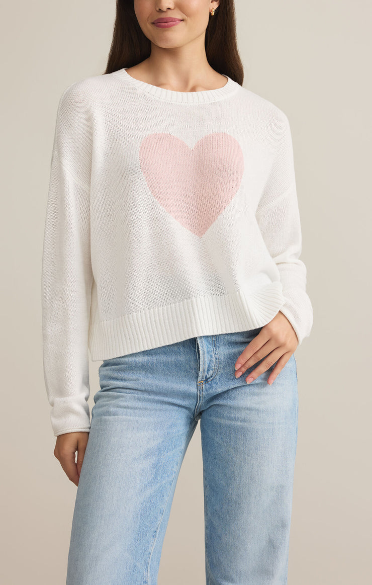 Z Supply Sienna Heart Sweater