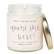 You're The Best! 9 oz Soy Candle - Home Decor & Gifts - Whim BTQ