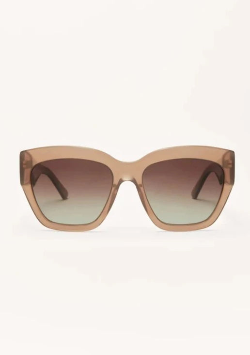Z Supply Iconic Sunglasses in Taupe - Whim BTQ