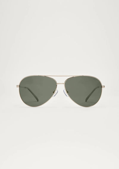 Z Supply Driver Sunglasses In Gold - Whim BTQ