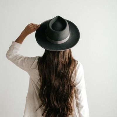 Gigi Pip Monroe Rancher Hat Dark Grey - Whim BTQ
