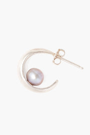 Chan Luu Silver Hoop With Pearl Accent - Whim BTQ
