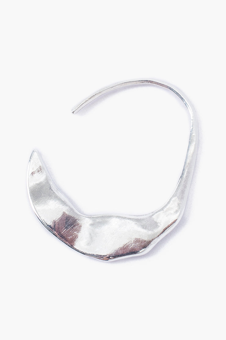 Chan Luu Hammered Silver Hoop Earrings - Whim BTQ