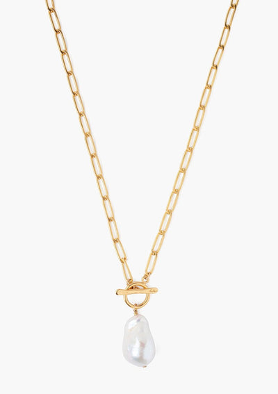 Chan Luu 18k Gold Necklace with Freshwater Pearl - Whim BTQ